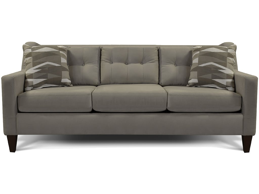 Gray Tufted Sofa